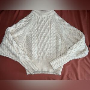 H&M cable knit turtle neck sweater